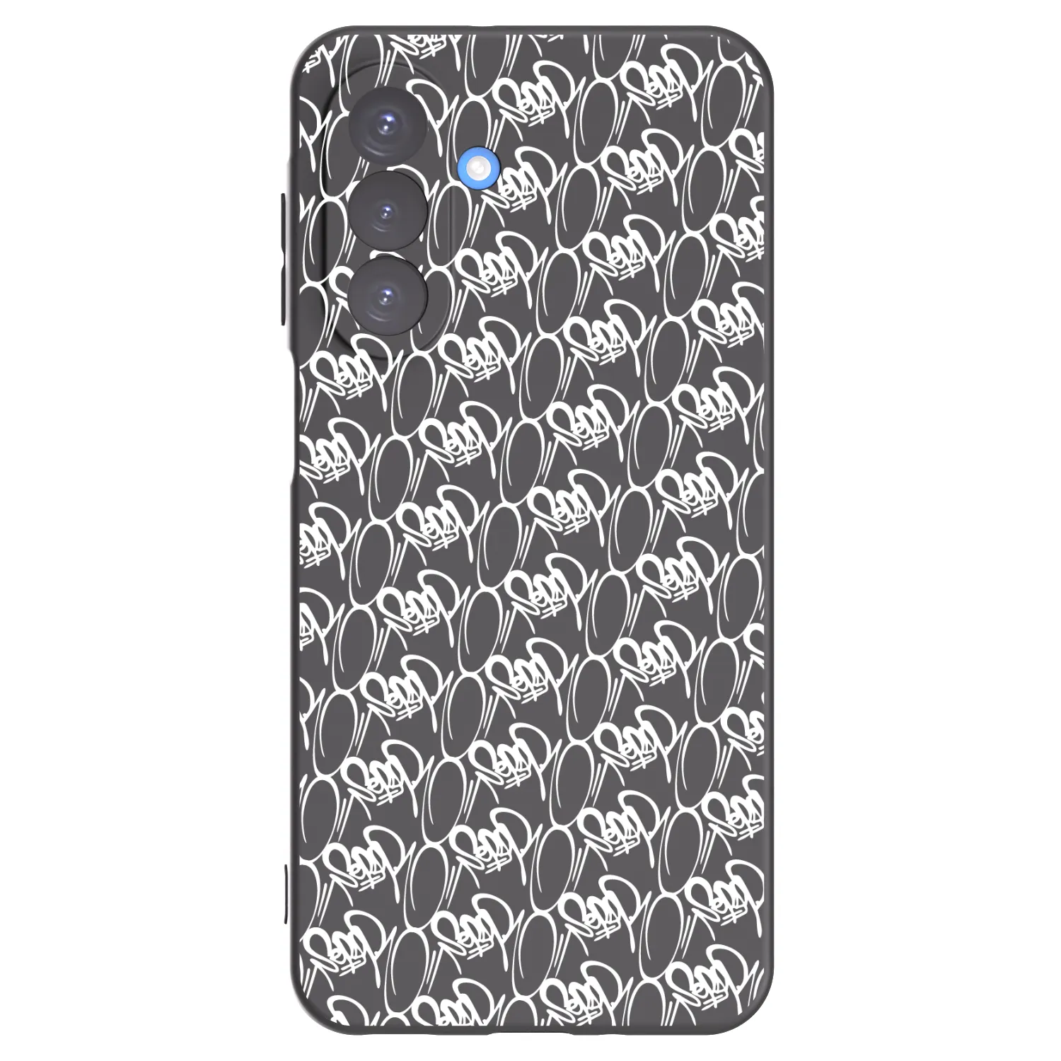 Picasee silikónový čierny obal pre Samsung Galaxy A17 5G - Separ - White On Black 2