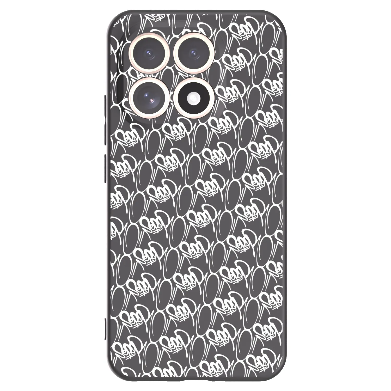 Picasee silikónový čierny obal pre Xiaomi 15T - Separ - White On Black 2
