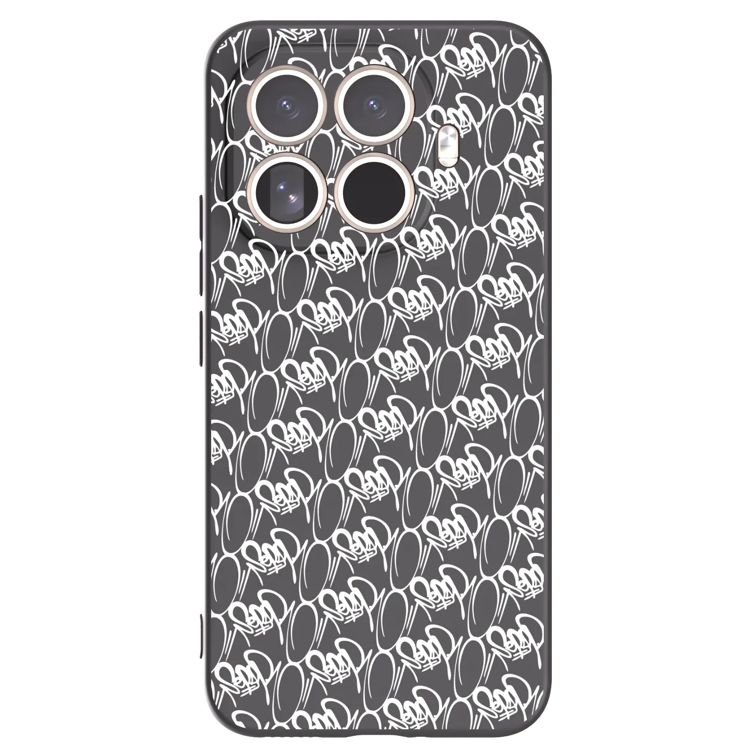 Picasee silikónový čierny obal pre Xiaomi 15T Pro - Separ - White On Black 2