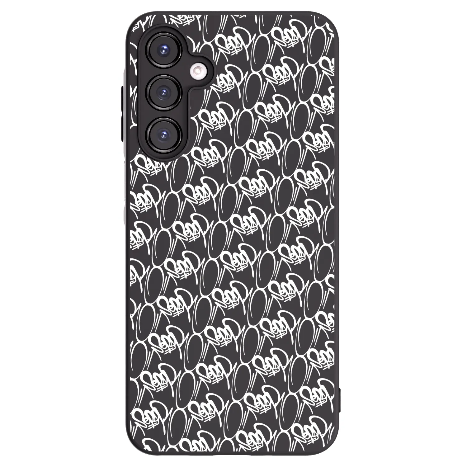 Picasee silikónový čierny obal pre Samsung Galaxy A16 4G - Separ - White On Black 2