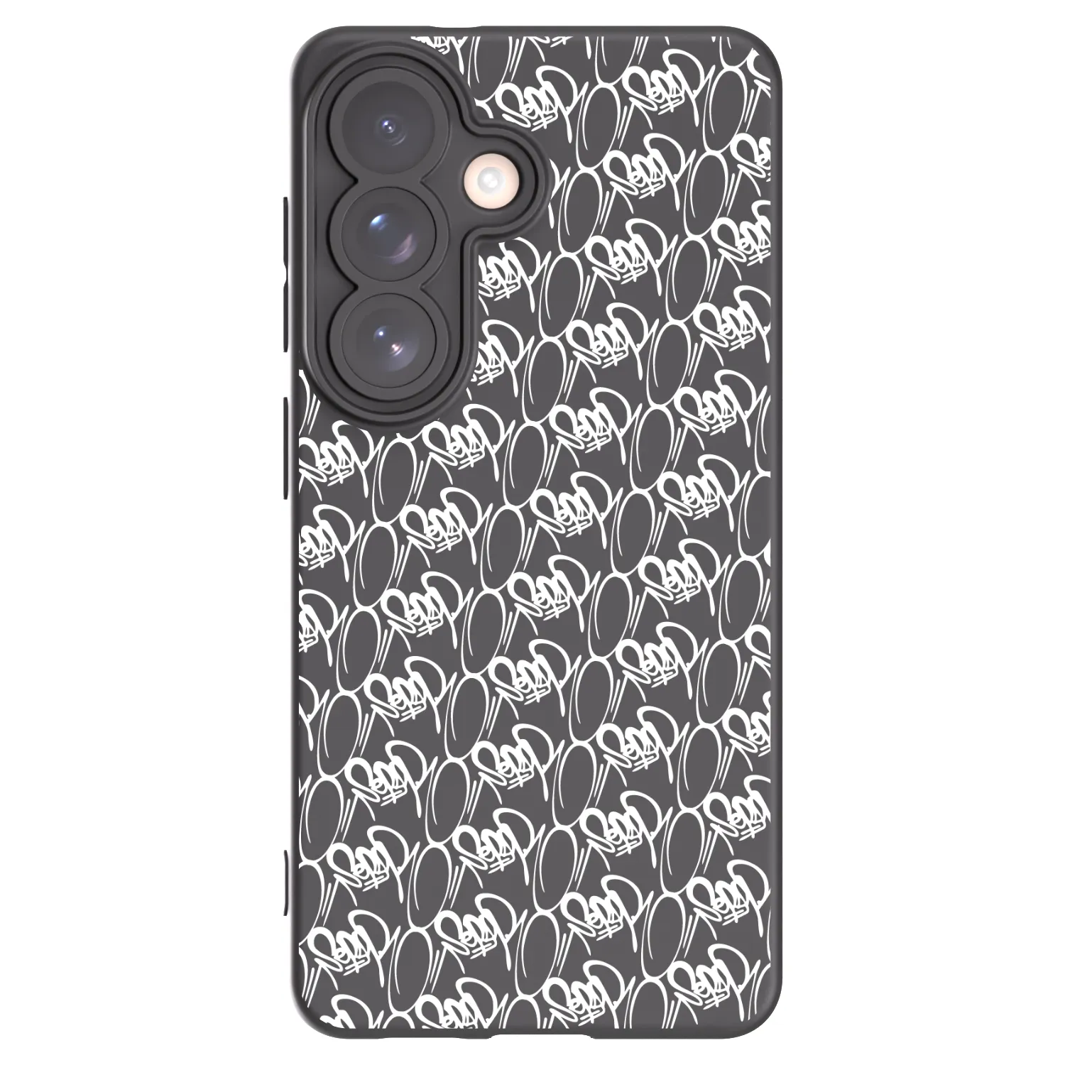 Picasee silikónový čierny obal pre Samsung Galaxy S26 - Separ - White On Black 2