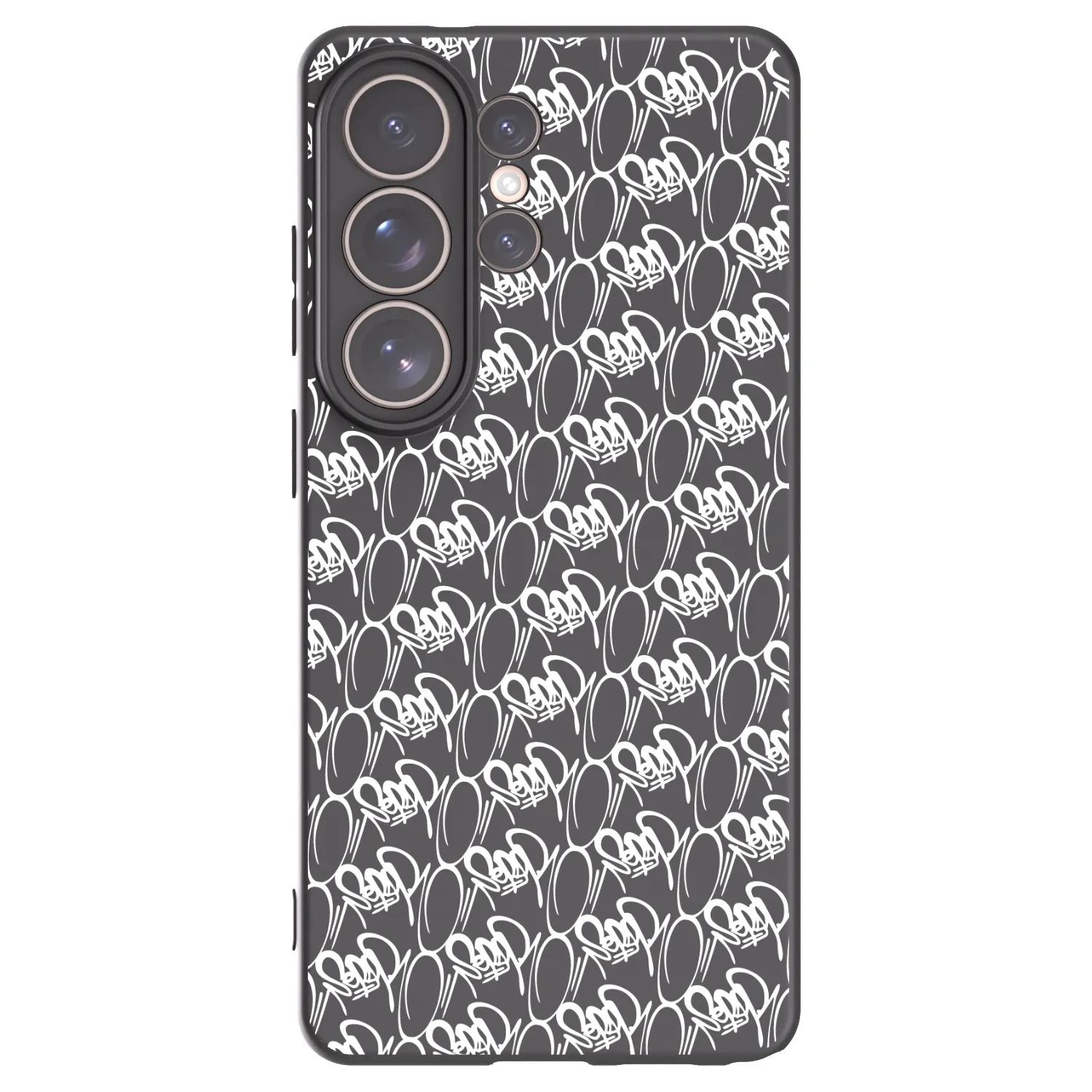 Picasee silikónový čierny obal pre Samsung Galaxy S26 Ultra - Separ - White On Black 2