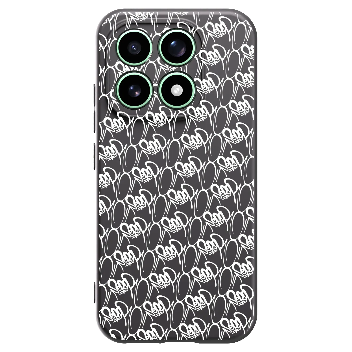 Picasee silikónový čierny obal pre Xiaomi 17 - Separ - White On Black 2