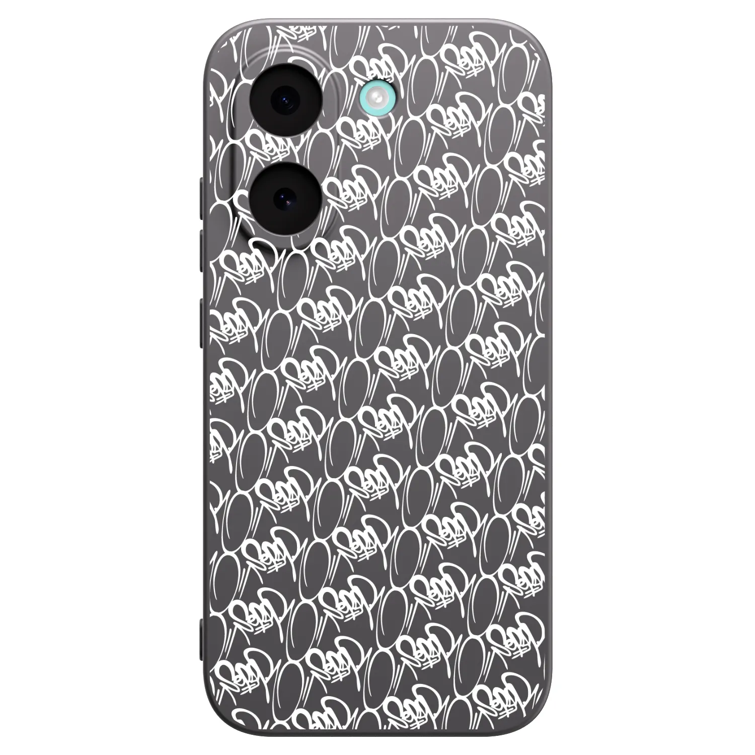 Picasee silikónový čierny obal pre Xiaomi Poco X8 Pro - Separ - White On Black 2
