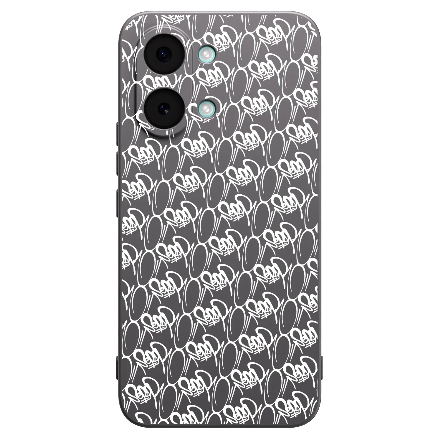 Picasee silikónový čierny obal pre Xiaomi Poco X8 Pro Max - Separ - White On Black 2