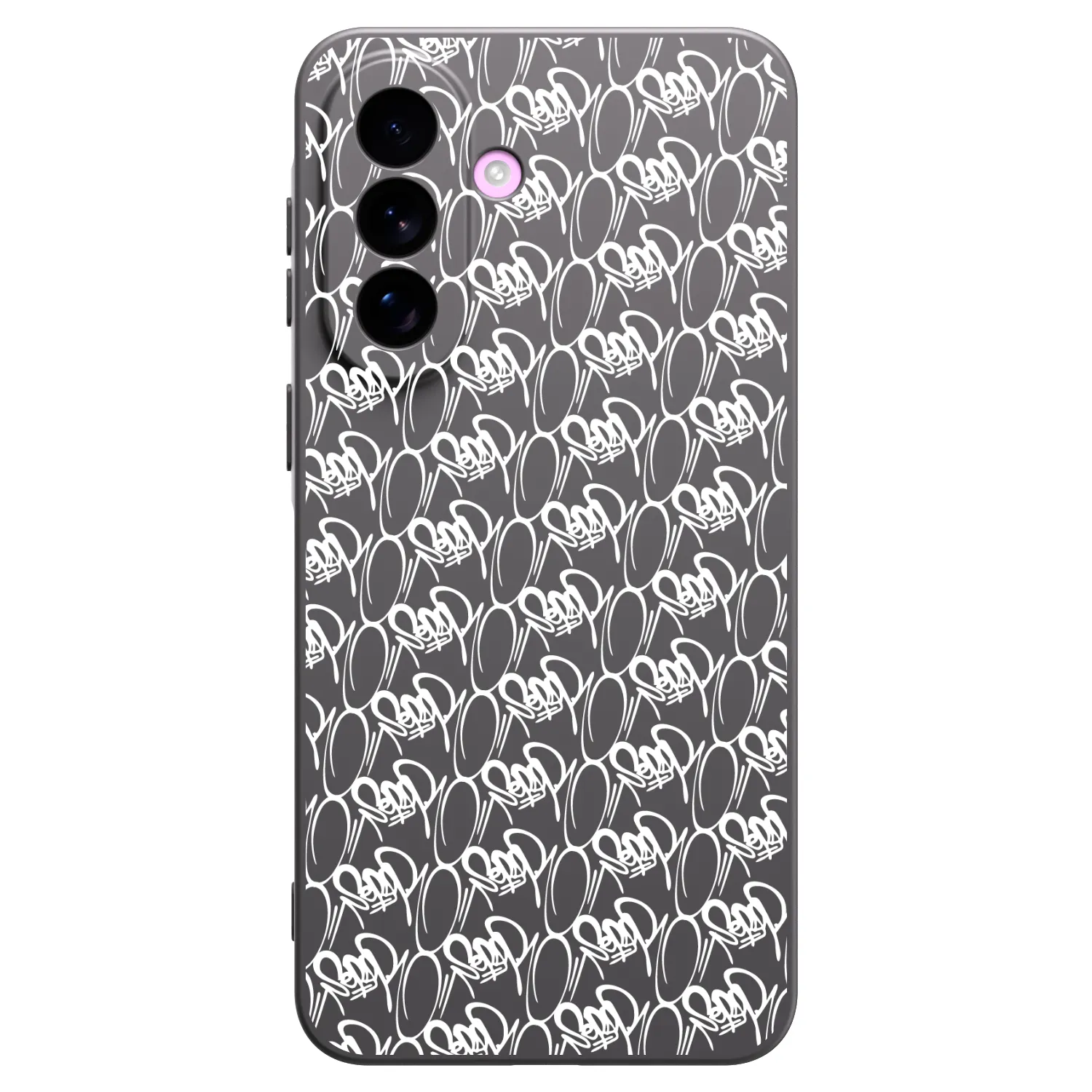 Picasee silikónový čierny obal pre Samsung Galaxy A57 5G - Separ - White On Black 2