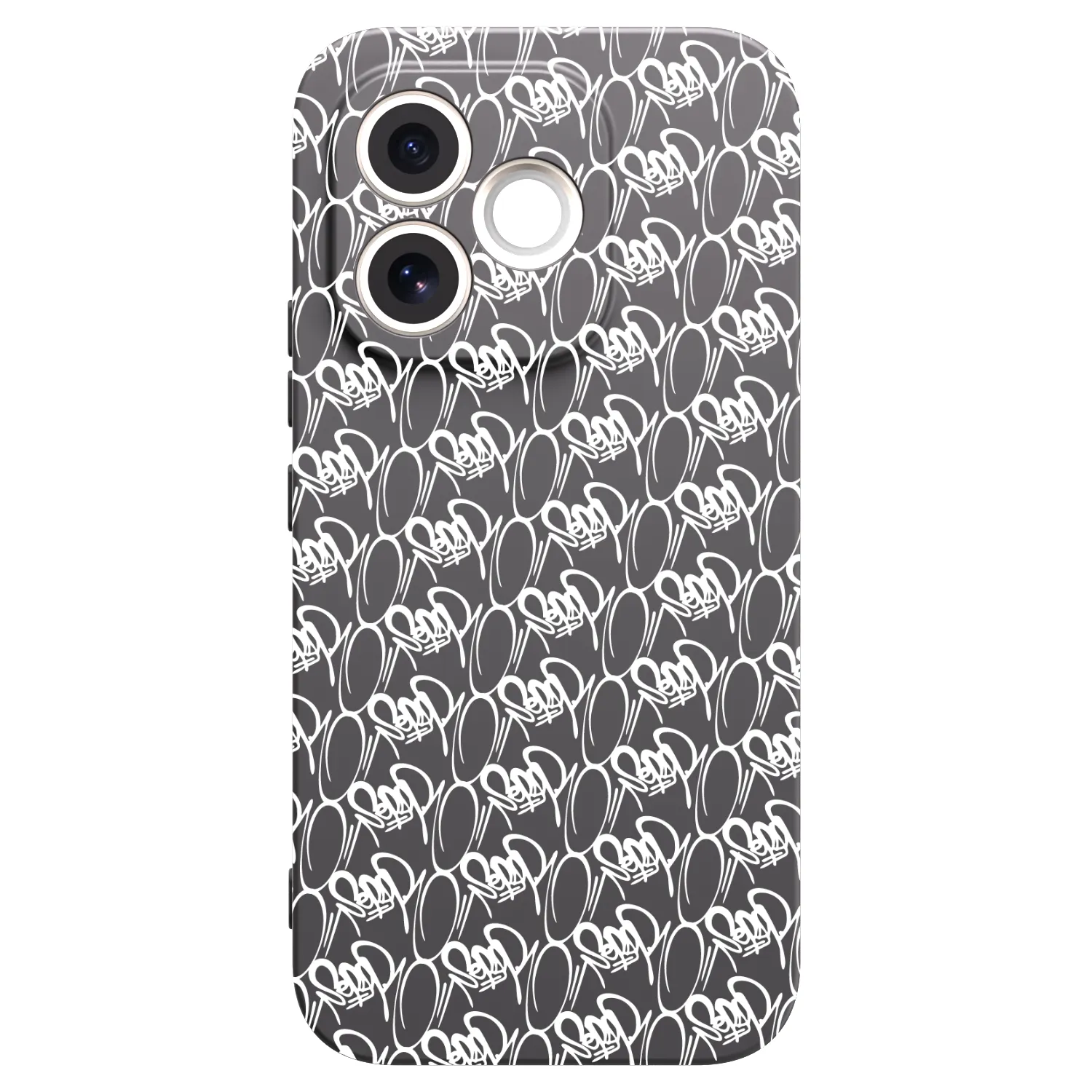 Picasee silikónový čierny obal pre Honor 600 Lite - Separ - White On Black 2