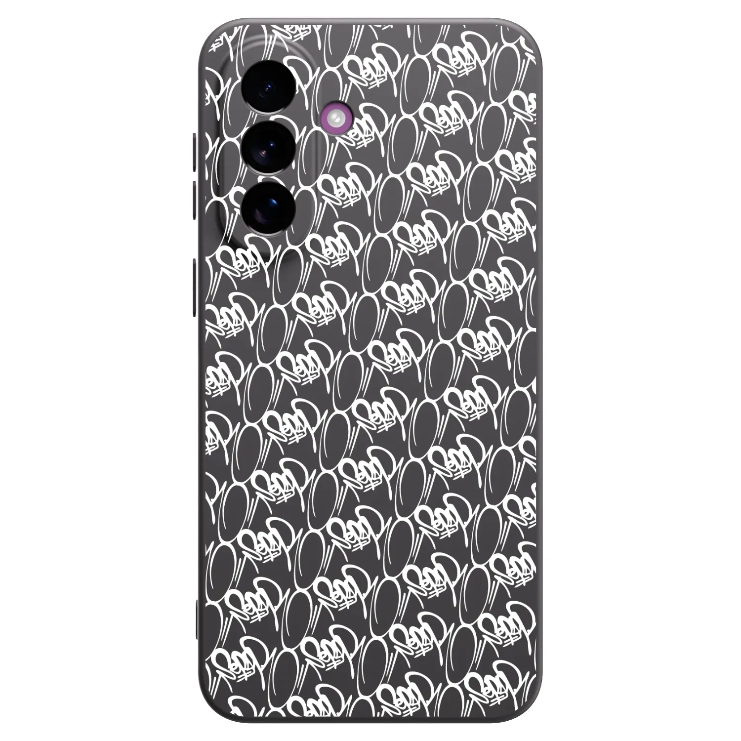 Picasee silikónový čierny obal pre Samsung Galaxy A37 - Separ - White On Black 2