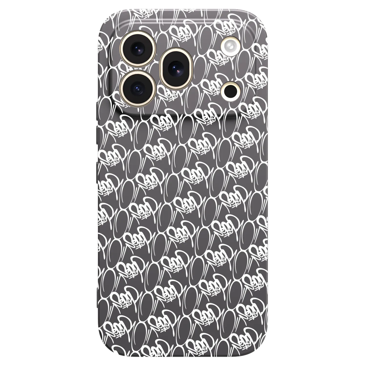 Picasee silikónový čierny obal pre Honor 600 Pro - Separ - White On Black 2