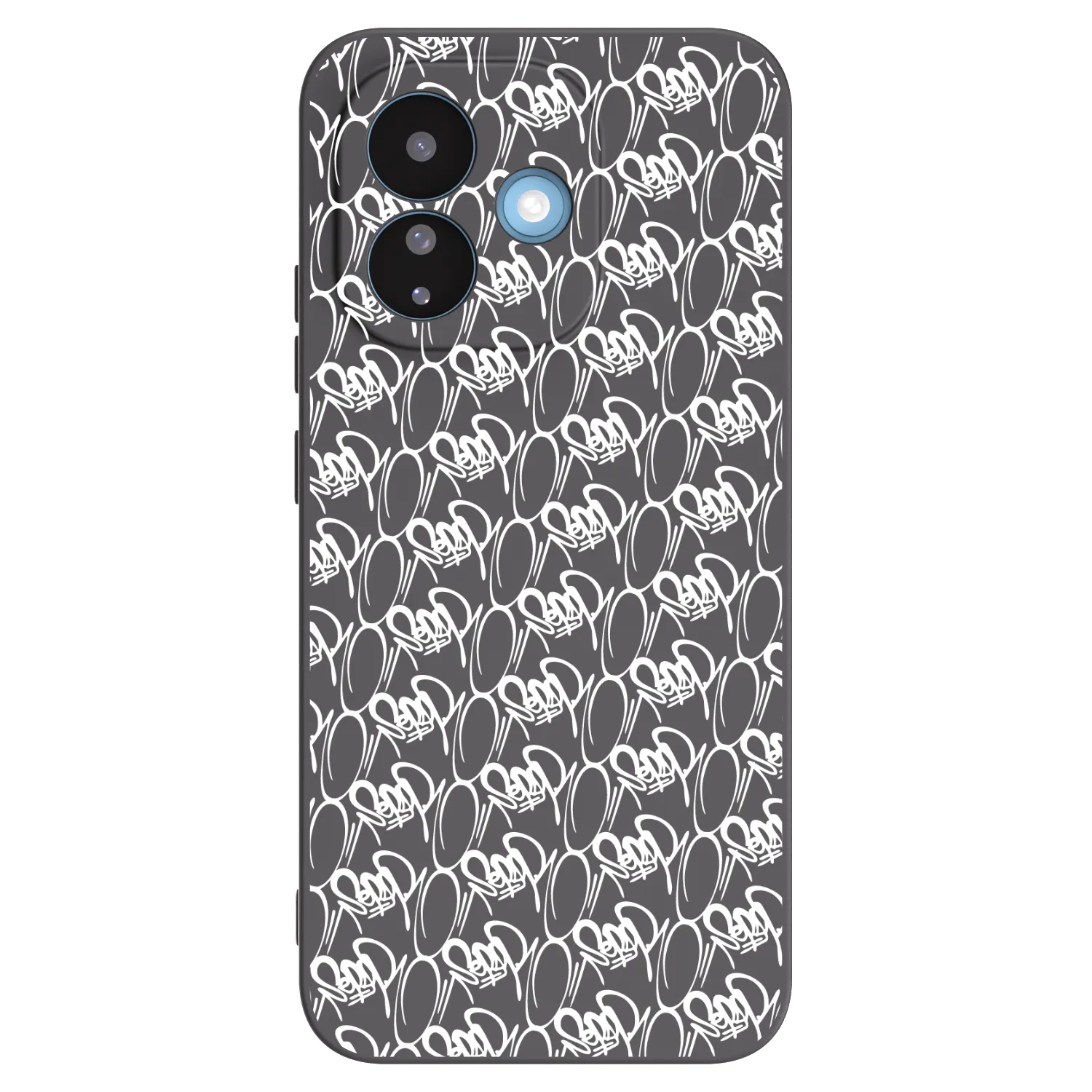 Picasee silikónový čierny obal pre Xiaomi Redmi Note 17 Pro 5G - Separ - White On Black 2
