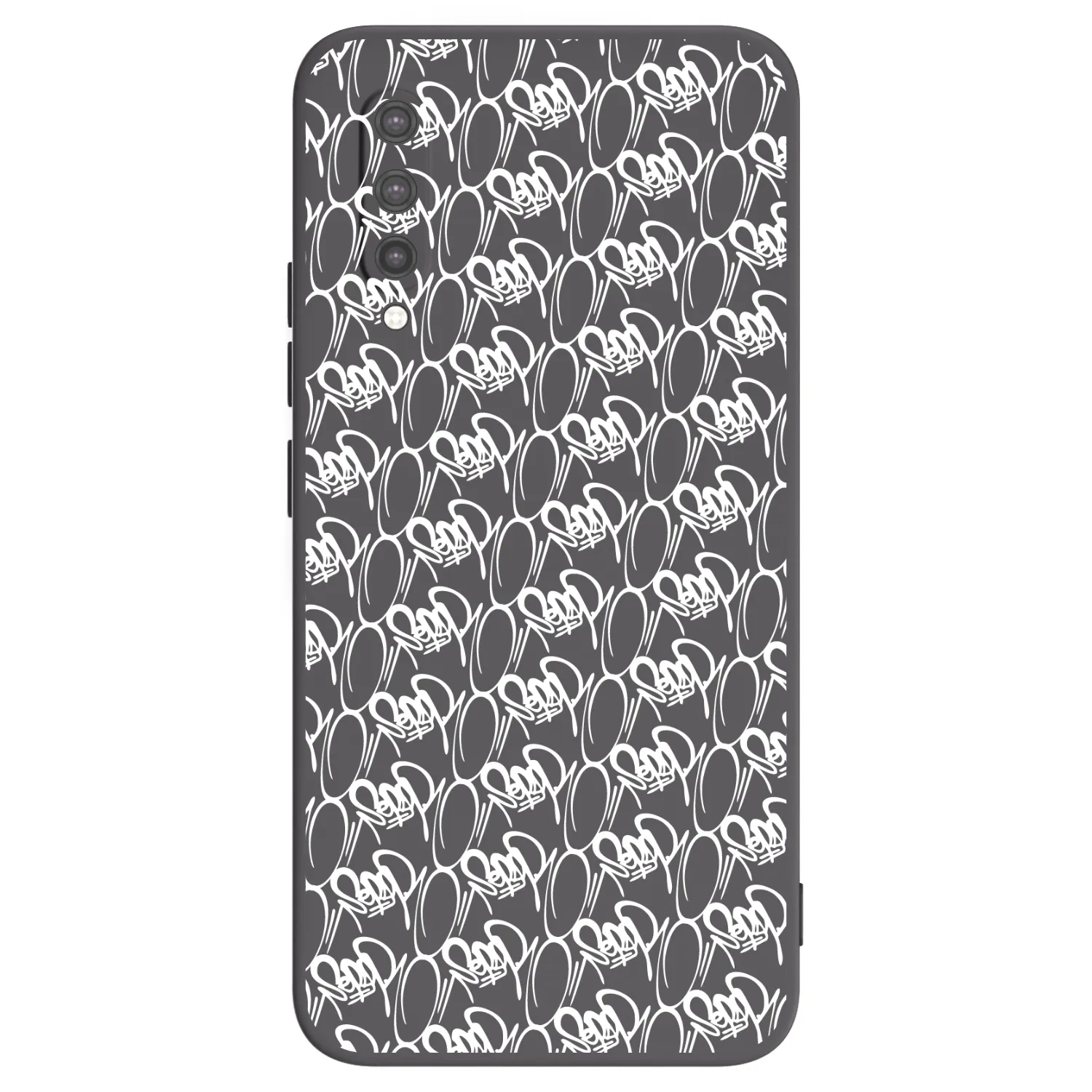 Picasee silikónový čierny obal pre Xiaomi Mi 9 Lite - Separ - White On Black 2