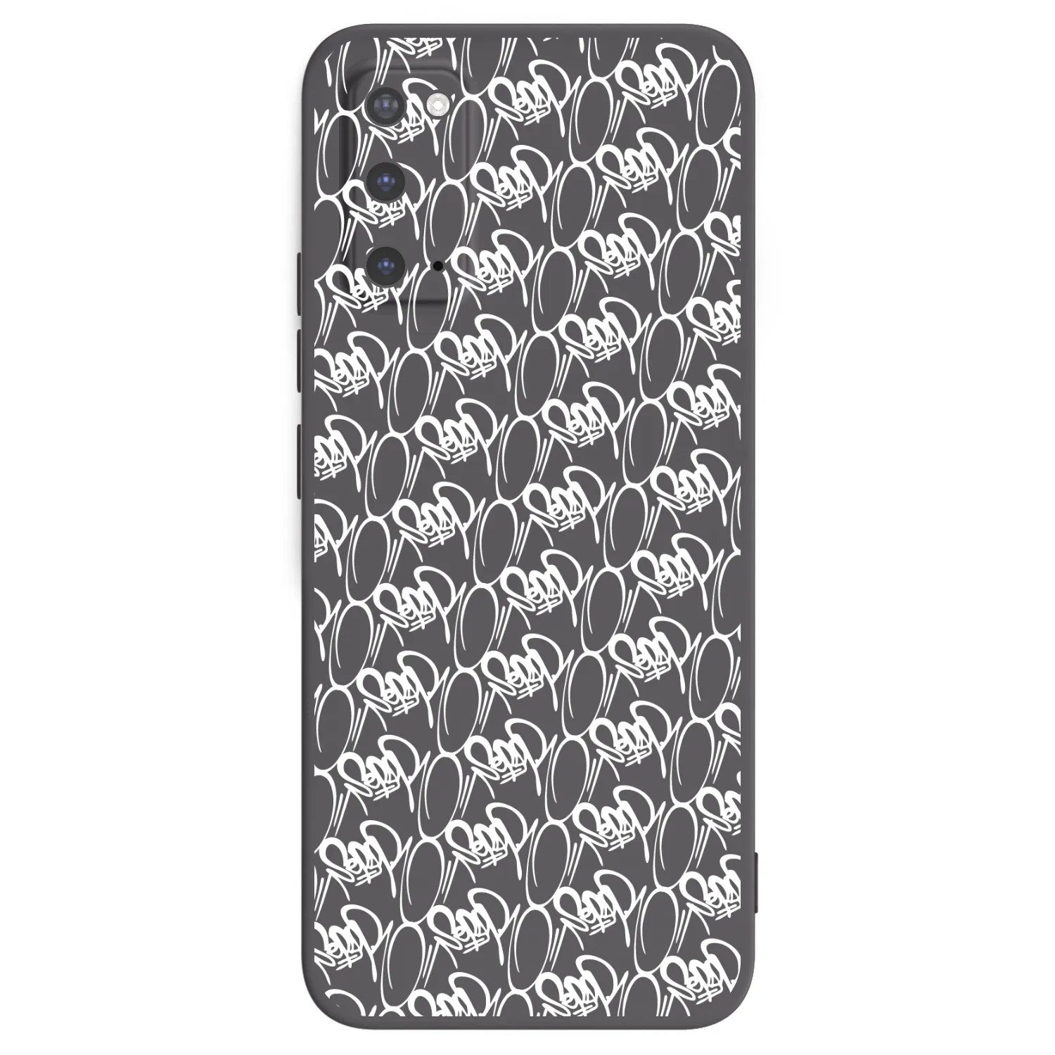 Picasee silikónový čierny obal pre Samsung Galaxy S20 G980F - Separ - White On Black 2