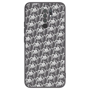 Obal pre Xiaomi Redmi 9 - Separ - White On Black 2