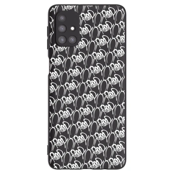 Obal pre Samsung Galaxy M31s - Separ - White On Black 2