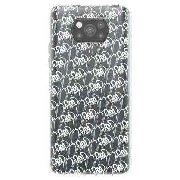 Obal pre Xiaomi Poco X3 - Separ - White On Black 2