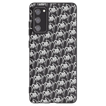 Obal pre Samsung Galaxy S20 FE - Separ - White On Black 2