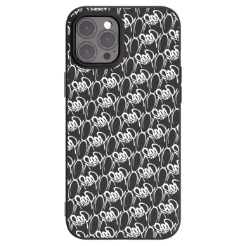 Obal pre Apple iPhone 12 Pro Max - Separ - White On Black 2