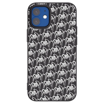 Obal pre Apple iPhone 12 mini - Separ - White On Black 2