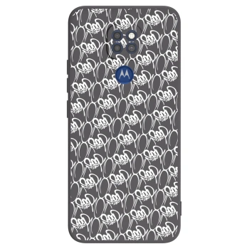Obal pre Motorola Moto G9 Play - Separ - White On Black 2