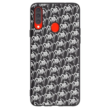 Obal pre Samsung Galaxy A20s - Separ - White On Black 2