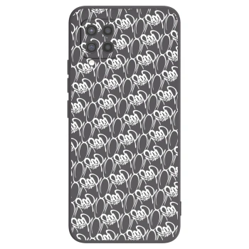 Obal pre Samsung Galaxy A42 A426B - Separ - White On Black 2