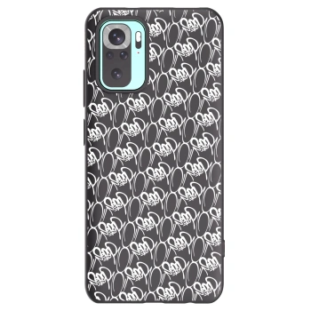 Obal pre Xiaomi Redmi Note 10 Pro - Separ - White On Black 2