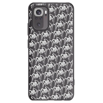 Obal pre Xiaomi Redmi Note 10S - Separ - White On Black 2