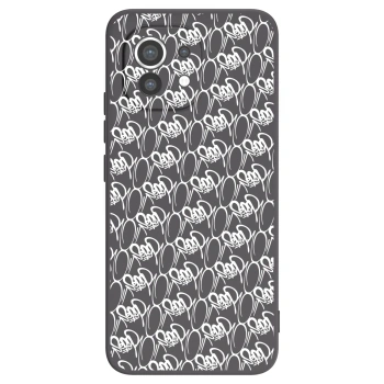 Obal pre Xiaomi Mi 11 - Separ - White On Black 2