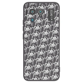 Obal pre Xiaomi Mi 11 Ultra - Separ - White On Black 2
