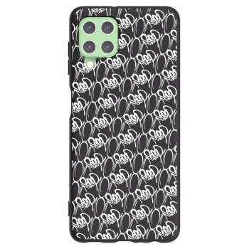 Obal pre Samsung Galaxy A22 A225F 4G - Separ - White On Black 2