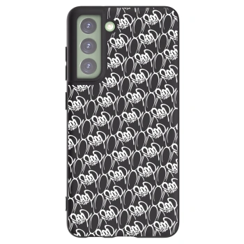 Obal pre Samsung Galaxy S21 FE 5G - Separ - White On Black 2