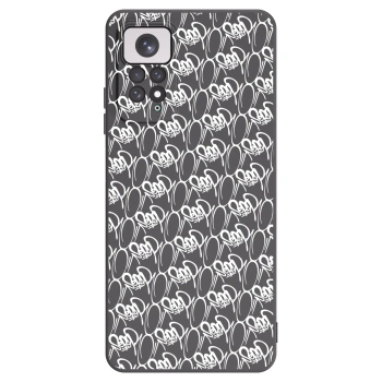 Obal pre Xiaomi Redmi Note 11 - Separ - White On Black 2