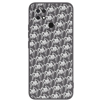Obal pre Xiaomi Redmi 10C - Separ - White On Black 2