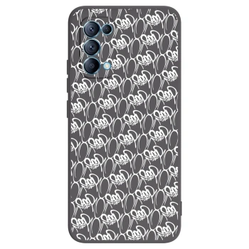 Obal pre OPPO Reno 5 5G - Separ - White On Black 2