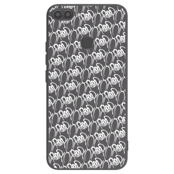 Obal pre Huawei P Smart - Separ - White On Black 2