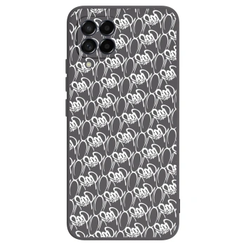 Obal pre Samsung Galaxy M53 5G - Separ - White On Black 2