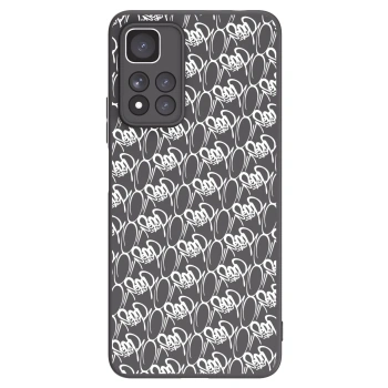 Obal pre Xiaomi Redmi Note 11 Pro+ 5G - Separ - White On Black 2