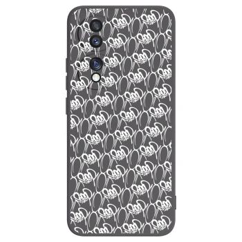 Obal pre Honor 70 - Separ - White On Black 2