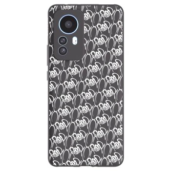 Obal pre Xiaomi 12T Pro - Separ - White On Black 2