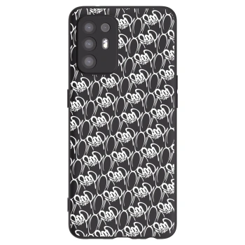 Obal pre OPPO A94 5G - Separ - White On Black 2