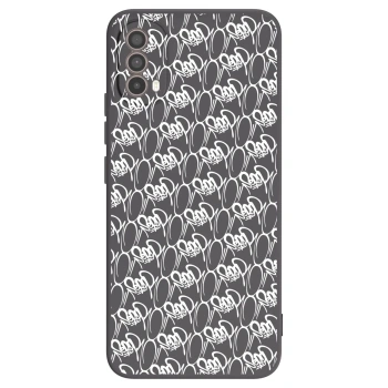 Obal pre Motorola Moto E40 - Separ - White On Black 2