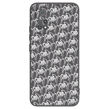 Obal pre Xiaomi Poco M4 Pro - Separ - White On Black 2