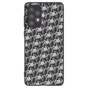Obal pre Samsung Galaxy A73 5G - Separ - White On Black 2