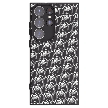 Obal pre Samsung Galaxy S23 Ultra 5G - Separ - White On Black 2