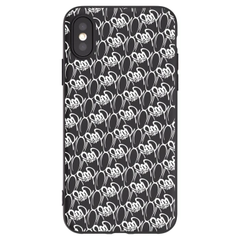 Obal pre Apple iPhone X/XS - Separ - White On Black 2