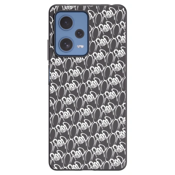Obal pre Xiaomi Redmi Note 12 Pro 5G - Separ - White On Black 2