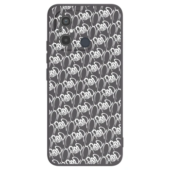 Obal pre Xiaomi Redmi 12C - Separ - White On Black 2