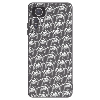Obal pre Xiaomi Redmi Note 12S - Separ - White On Black 2