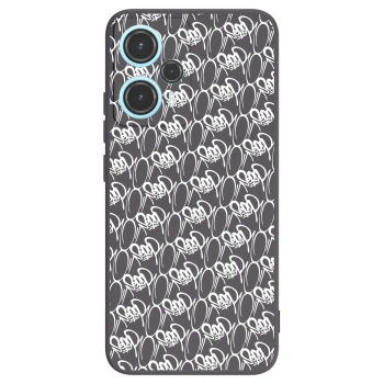 Obal pre Xiaomi Poco F5 - Separ - White On Black 2