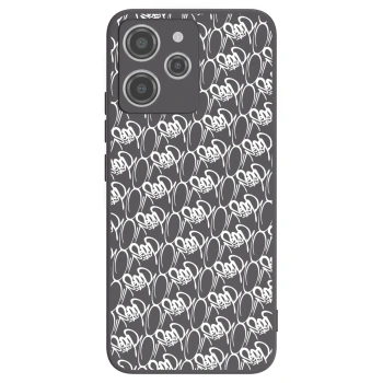 Obal pre Xiaomi Redmi 12 4G - Separ - White On Black 2